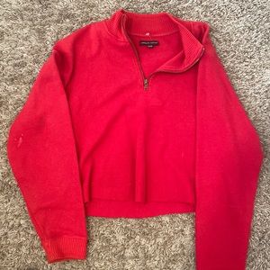 Carolyn Taylor red sweat shirt